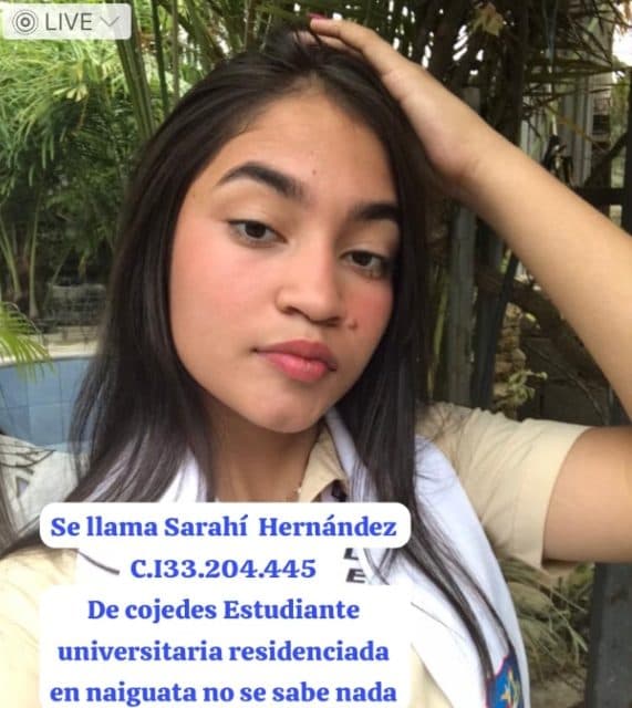 Foto de Sarahí