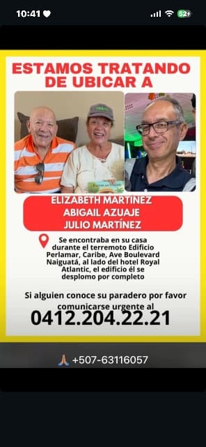 Foto de Elizabeth Martínez, Abigail azuaje, julio