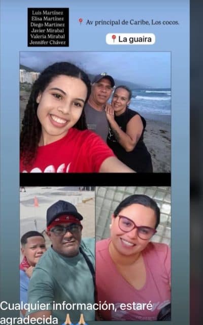 Foto de Elisa martines, valeria miraba, luis martinez,