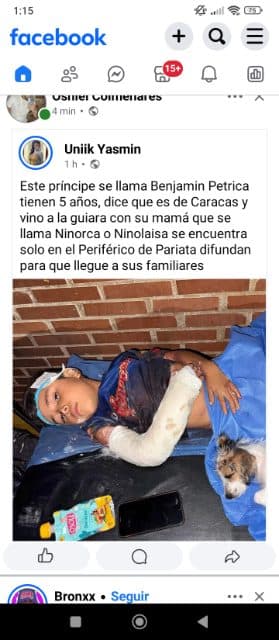 Foto de Benjamín petrica busca