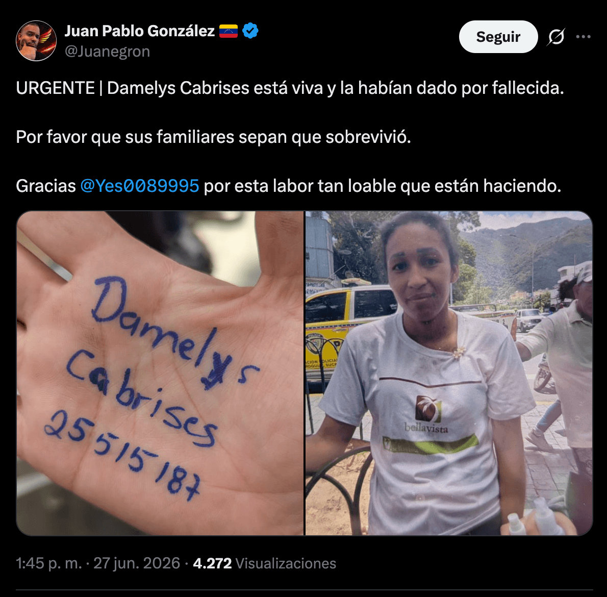 Foto de Damelys