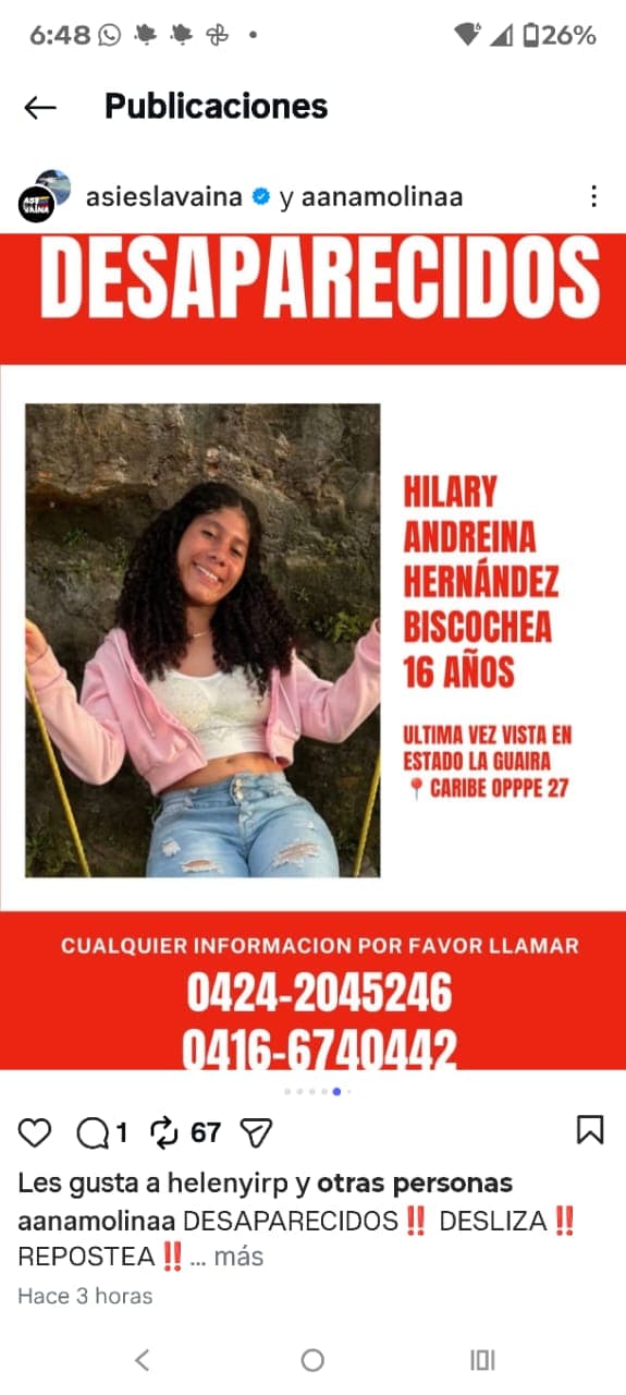 Foto de Hilary Andreina